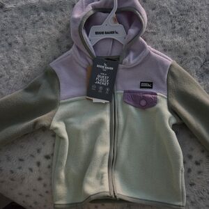Eddie Bauer Kids' Fleece Hoodie - Green and Purple